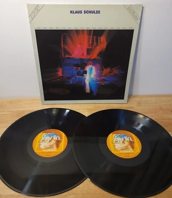 Klaus Schulze Live 1980 Brain Records German Press Gatefold Psych Rock Double LP Foto 1 de 4