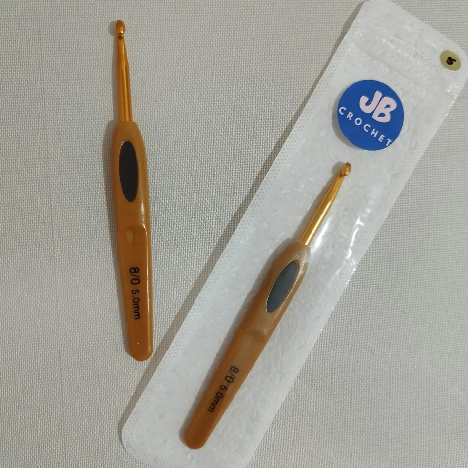 JB CROCHET Ergonomic Crochet Hook/Needle, Soft Touch, Easy Grip, Inspired by Clover, Light