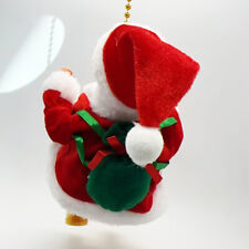 Electric Christmas Santa Claus Climbing Rope Musical Toy Xmas Gift Party Decor