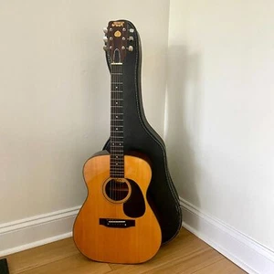 Vintage Aspen AD25 Acoustic Guitar Made in Japan + Hard Case, Tuner, Picks - Picture 1 of 15