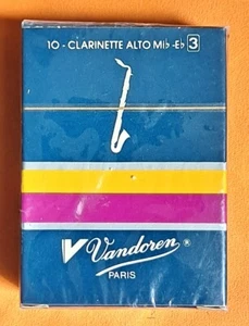 NEW VANDOREN ALTO CLARINET REED, #3 BOX of 10 - Picture 1 of 2