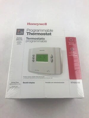 Honeywell Programmable Thermostat  RTH221B 4 Period Programmable Per Day - Image 1 of 2