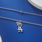 HotLA Beach Palm Tree Necklace Stainless Steel Summer Necklaces Fashion Jewelry