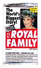 The Royal Family Vol 1 Vintage Trading Cards ONE Pack 1993 Princess Diana Press