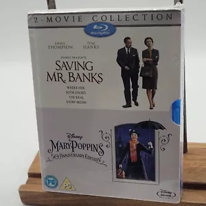 Brand New Sealed Saving Mr. Banks/Mary Poppins Blu-ray Box Set Region Free UK - Imagen 1 de 2