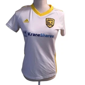 Adidas New Mexico United Soccer Jersey KraneShares Short Sleeve White Size XS - Picture 1 of 3