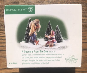 Dept 56 Dickens Village A TREASURE FROM THE SEA (2er Set) #58461 mit Box - Bild 1 von 11