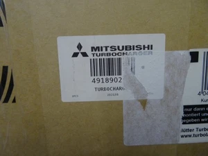 Nuovo turbocompressore originale Mitsubishi per CITROEN JUMPER, PEUGEOT BOXER 3.0 HDi - Foto 1 di 9