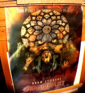 PÓSTER ORIGINAL DE LA PELÍCULA SHADOW BUILDER LENTICULAR BRAM STORKER 1998 - Imagen 1 de 5