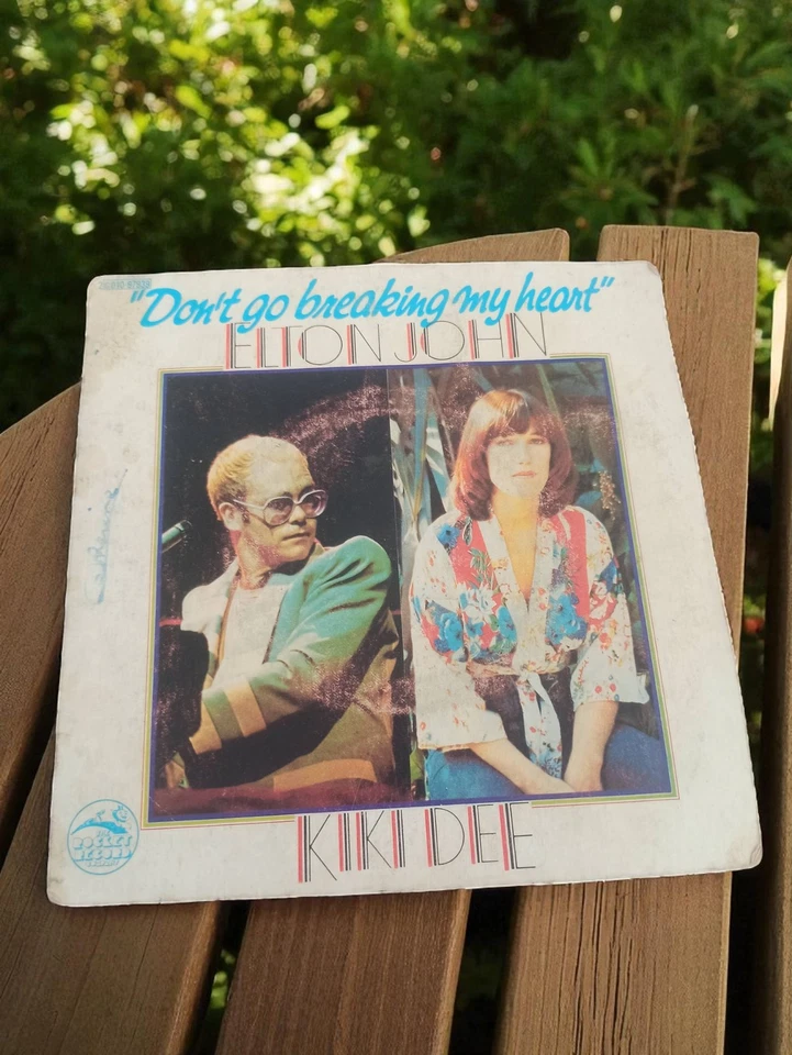 Vinyle ancien 45 tours Elton John rétro collection musique vintage occasion - Photo 1/1