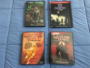 Horror DVDs Exorcist, Python, Wes Craven And Dario Argento - Picture 1 of 3