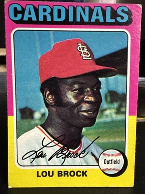 1975 Topps Mini Set-Break #540 Lou Brock (FBF) - Изображение 1 из 4