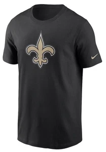 Nike Men’s XL New Orleans Saints Black SS Tee Shirt New With Tags - Picture 1 of 5