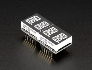 Adafruit 0.54" 4-fach Alphanumerisches FeatherWing Display -Combo Pack- Rot - Bild 1 von 4