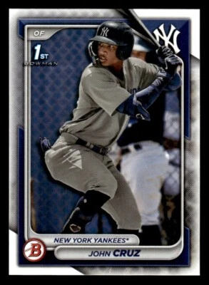 2024 Bowman - Prospects #BP-77 John Cruz TS1 - Image 1 of 2