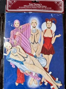 Vintage Tom Tierneys Millenium Papierpuppen Kostüm Blätter - Bild 1 von 2