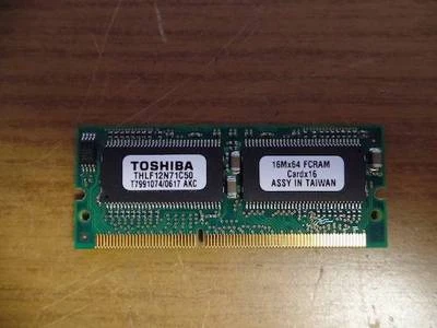 TOSHIBA THLF12N71C50 16Mx64 FCRAM REFURBISHED - Image 1 of 2