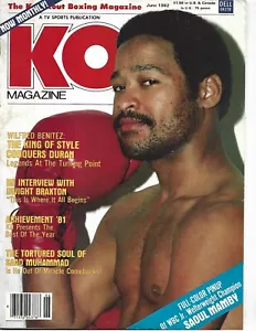 GIUGNO 1982 KO RIVISTA DI BOXE WILFRED BENITEZ DWIGHT BRAXTON QUAWI SAAD MUHAMMAD - Foto 1 di 1