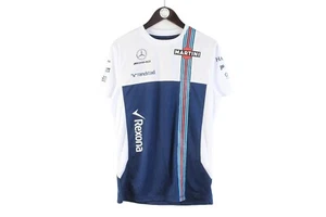 Williams Martini Racing F1 Team Hackett T-Shirt Jersey M Formula 1 white blue - Picture 1 of 6