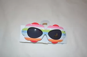 Gafas de sol Gymboree PETIT FLOR multicolor a rayas con forma floral nuevas con etiquetas - Imagen 1 de 2