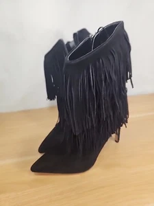 Sam Edelman Women Belinda Black Suede Boots US 7.5 - Picture 1 of 14