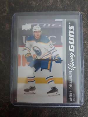 2021-22 Upper Deck Series 1 Young Guns Arttu Ruotsalainen YG RC Card# 221 - Image 1 of 2