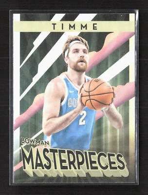 Drew Timme 2022-23 Bowman University Best #BM-5 Masterpieces Gonzaga - Image 1 of 2