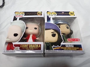 Set of 2! Funko Pop 1073 Bram Stroker's Dracula and 741 Marvel Eternals Sersi - Picture 1 of 3