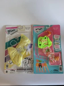 Abito moda Flair di Totsy 1990 neon e abbigliamento da sera - Foto 1 di 3