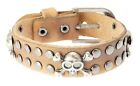 Brown Leather Bracelet Wrap Around Wristbands Strap Cross Job Lot Wholesale