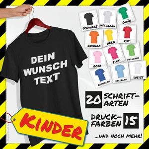 Camiseta para niños impresión niños camiseta impresa diseño propio texto deseado 🙂 - Imagen 1 de 18