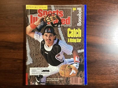 Sports illustrated April 1989 Benito Santiago - Special Issue 1989 Baseball  - Image 1 of 4