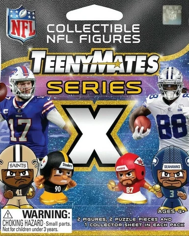 NFL TeenyMates Series X Party Animal - Blind Bag Cover