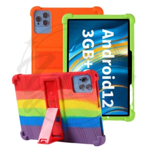 For Xgody 10 Inch Tablet Android 13 Soft Silicone Protective Case Built in Stand - Picture 1 of 28