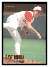 1996 Fleer #337 DAVE BURBA Cincinnati Reds ~D9PP