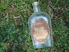 Vintage Sour Mash Strap Sided Paper Label Whiskey Bottle