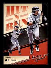 2019 Panini Leather & Lumber Hit-N-Run Ichiro Suzuki #HNR-1 ID: 16632