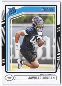 2024 Donruss Jawhar Jordan #390 Rated Rookie - Picture 1 of 2