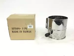 NEW Crestware SFS08 Stainless Steel Rotary 8 Cup Flour Sifter, FREE SHIPPING - Picture 1 of 10
