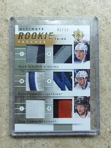 11-12 Ultimate Trios Patch MARK SCHEIFELE / BRETT CONNOLLY / SEAN COUTURIER /15 - Picture 1 of 1