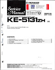 Pioneer Ke-5131Zh Us Cassette Car Stereo W/ Electr Fm/Am Tuner Service Manual