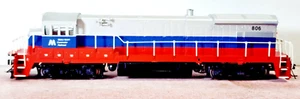 Metro-North Railroad MNCR 806, Low Nose GE B23-7 Athearn Blue Box Custom Painted - Picture 1 of 9
