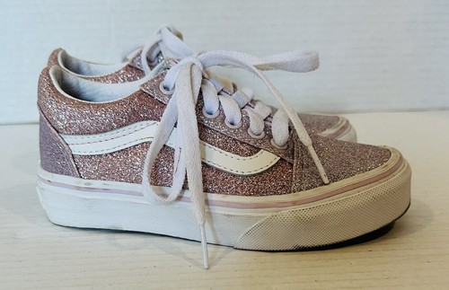Scarpe da ginnastica basse stringate Vans per bambine Oldol Skoo rosater glitte tagl