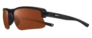 NEW REVO SUNGLASSES Annika II Matt Black Frame with Drive Brown Polarized Lenses - Picture 1 of 1
