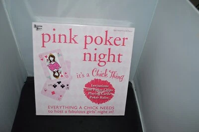 Pink Poker Night Game IT'S A CHICK THING - UNIVERSITY GAMES . NEW AND SEALED B7 - Image 1 of 2