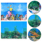 2 Pcs Aquarium Poster 3d Fish Tank Sticker Wall Stickers Decorate