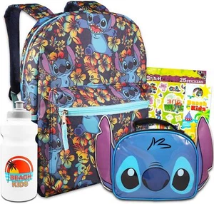 Stitch Backpack and Lunch Box Set for Kids - Bundle with 16" - Picture 1 of 6