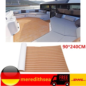 Teak EVA Schaum Boot Yacht Bodenbelag Matte Selbstklebend Teppich Bootsteppich - Bild 1 von 12