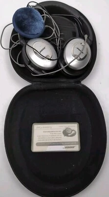 Bose QuietComfort 15 Adjustable Headband Wired Noise Cancelling Headphone Works - Image 1 of 4
