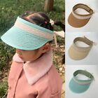 6 Colors Straw Visor Caps New Cycling Hat Foldable Sun Hats  for Kids